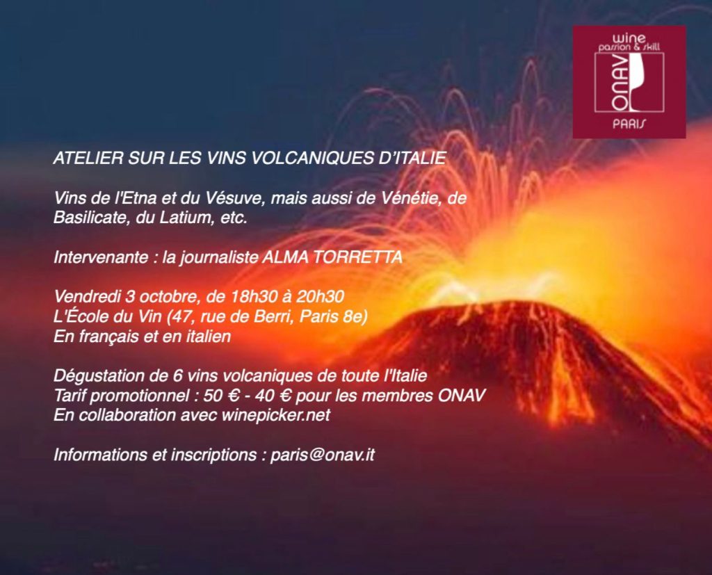 Une image volcanique d'un texte